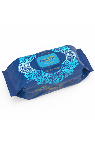 Traditional Ottoman Turquoise Wet Wipes